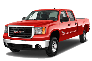 GMC Red Pickup Truck